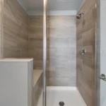 Photo of a master shower.