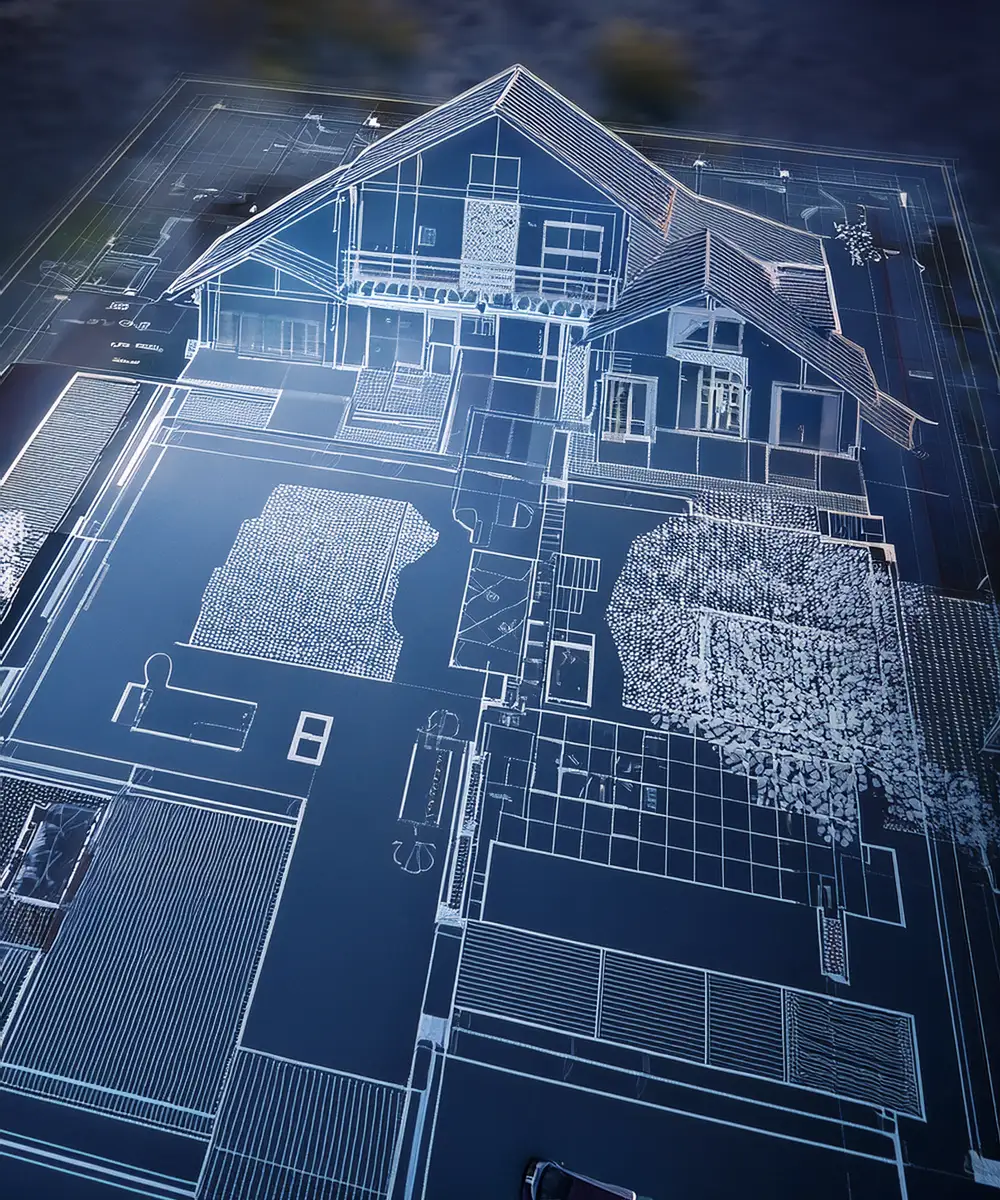 An image of a house blueprint.